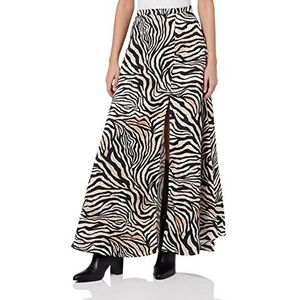 KENDALL & KYLIE K & K W Stn Maxi Skirt KKW3715005, Zebra Print, XL Vrouwen