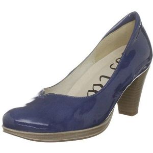 Softwaves Platon, dames pumps, Blauw Ocean Blue., 36 EU