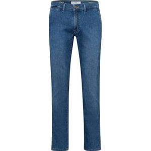 Style Fabio Fd Denim-chino met hoogwaardige stylingdetails, Mid Blue Used., 33W / 34L