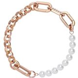 iXXXi Connect Samengestelde armband Britt Rosé goud | 21.5cm