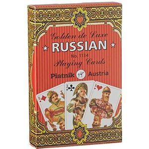 Piatnik 1134.0 1134"" Russische Golden de Luxe Single Deck, 3 jaar tot 99 jaar