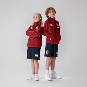 Canterbury Unisex Kids Britse en Ierse leeuwen 1/4 Zip Fleece, Rode Dahlia, 10 Jaar