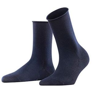 FALKE Dames sokken Active Breeze, Lyocell, 1 paar, blauw (Dark Navy 6379), 35-38, bruin (Toffee 5107), 35-38 EU