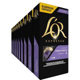 L'OR Espresso Koffiecups Lungo Profondo (100 Lungo Koffie Capsules - Geschikt voor Nespresso Koffiemachines - Intensiteit 08/12 - 100% Arabica Koffie) - 10 x 10 Cups