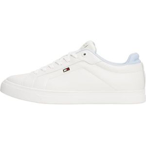 TOMMY HILFIGER - Sporty Sneakers - Ecru - Leer