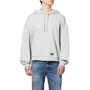 Urban Classics Heren capuchontrui 80's hoody, sweatshirt met capuchon voor mannen in oversized look met lange mouwen in 2 kleuren, maten S - XXL, Licht asfalt, L