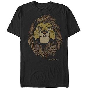 Disney The Lion King - Africa Unisex Crew neck T-Shirt Black 2XL