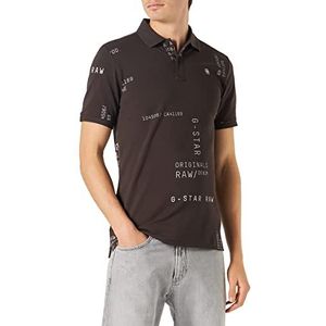 G-STAR RAW Heren Dunda Slim Ao Polo Shirt, Multicolor (mooi bruin type gezicht 2.0 C335-D457), S