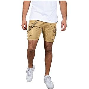 Alpha Industries - Utility Short - Korte Broek - Groen - Katoen/Elastaan
