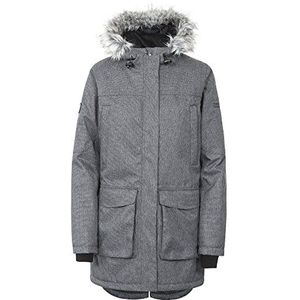 Trespass - Thundery - Regenjack - Zwart/Zilver Grijs - Waterproof