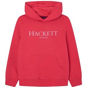 Hackett London Jongen Hackett LDN HDY Sweatshirt met capuchon, Fuchsia, 7 jaar
