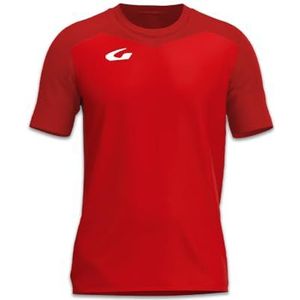 Gems JN11-1234 Bayern Heren Lange Shirt Rood/Donkerrood Maat YL