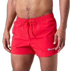 Champion Legacy Icons Strandshorts - Crinkle Taslon Small Script Logo Brief Shorts, Rood, S Heren SS24, Rood, S