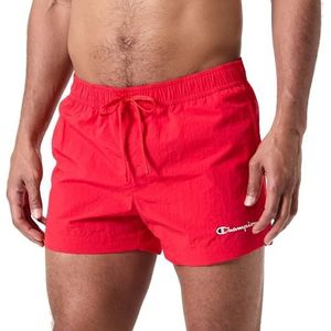 Champion Legacy Icons Strandshorts - Crinkle Taslon Small Script Logo Brief Shorts, Rood, S Heren SS24, Rood, S