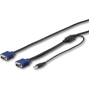 StarTech.com KVM-kabel voor Rackmount consoles (4,6 m, VGA- en USB-KVM-consolekabel)