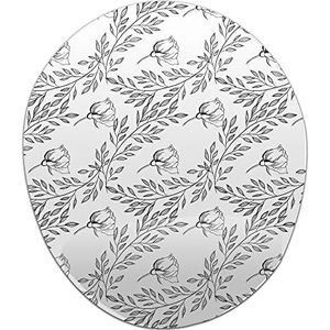 Bonamaison, Ergonomische muismat met polssteun, digitaal bedrukte muismat tegen schede problemen, antislip onderkant, voor kantoor en thuis, afmetingen: 20 x 23 cm