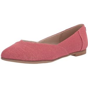 TOMS Womens Jutti nette Slip On Flats Casual - Wit, Vervaagde Rose Metallic, 44 EU