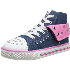 Primigi Sneakers Light G2, sneakers, modieus, voor meisjes, Bleu Blue Fuxia Flu, 34 EU
