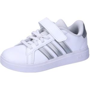 adidas Grand Court 2.0 el c schoenen, FTWR wit/mat zilver/FTWR wit, 12.5 UK, Ftwr Wit Mat Zilver Ftwr Wit, 31 EU