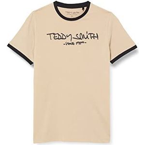 Teddy Smith T-shirt voor jongens, Beige Duin, 18 Jaren