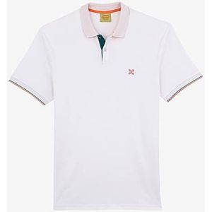 OXBOW Poloshirt met korte mouwen, jersey P1NAMIL, wit