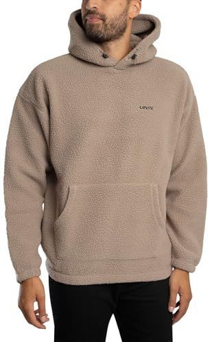 LEVI'S - Polar Overhead Hoodie - Bruin - Heren