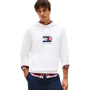 TOMMY HILFIGER - Sweatshirt - Navy - Capuchon met Trekkoord - Lange Mouw