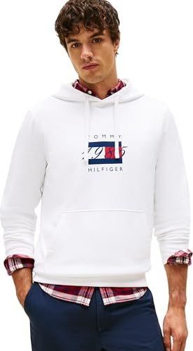 TOMMY HILFIGER - Sweatshirt - Navy - Capuchon met Trekkoord - Lange Mouw