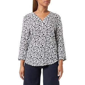 Sidona Damesblouse 10130385, zwart meerkleurig, S, Zwart meerkleurig., S