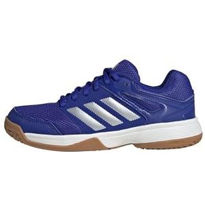 adidas Uniseks-Kind Speedcourt Indoor Shoes Kids, Lucid Blue/Silver Metallic/Gum, 36 2/3 EU