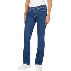Pepe Jeans Slim Fit Bootcut Lw Jeans voor dames, Blauw (Denim-gx7), 24W / 32L