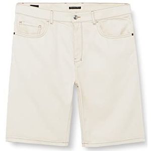 Sisley Heren Bermuda 4FAKS900F Shorts, wit denim 600, 30, Witte Denim 600, 38