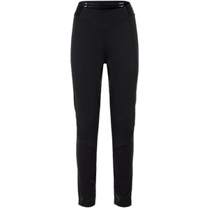 Vaude - Posta Warm Tight - Fietsbroek - Zwart - Softshell - Dames