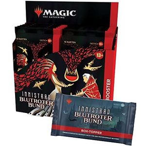 Magic the Gathering Innistrad: bloedrode band verzamelaars-booster-display, 12 boosters & box-toppers (Duitse versie)