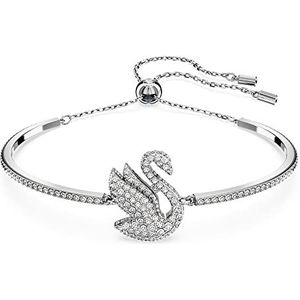 Swarovski Iconic Swan armband Swan Wit Rodium toplaag