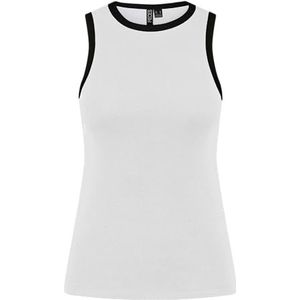 Pieces Pcmay Boxer Tank Top Noos Bc, wit (bright white), S
