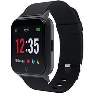 Abyx Touch Smartwatch, GPS-functie, waterdicht, zwart