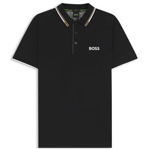 BOSS - Paddy - Polo - Katoenmix - Regular Fit - Contrastlogo's