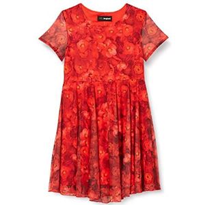 Desigual kinder jurk aina, rood, 7-8 Jaren