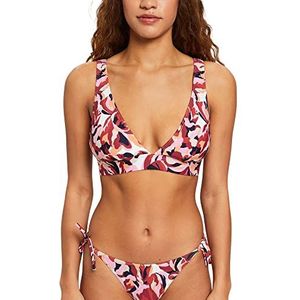ESPRIT Bodywear Carilo Beach RCS pad.Bra top bikini, Dark Red 3, 42C, Dark Red 3, C