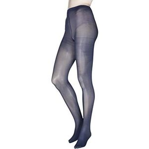 Charnos 40 denier ondoorzichtige panty voor dames, 2 paar, marineblauw, S-M