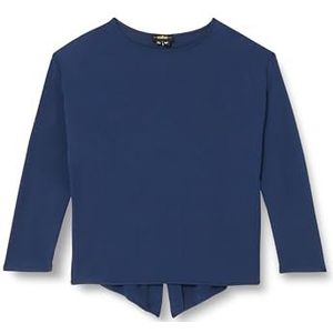 usha BLACK LABEL Damesblouse met lange mouwen 17326766, marine, XXL, marineblauw, XXL
