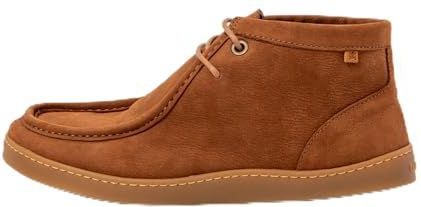 El Naturalista - N5917 - Leren Enkellaarsjes - Bruin - Plat - Veters - Casual