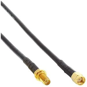 InLine 40864 WLAN-kabel R-SMA-stekker op R-SMA-koppeling 4m