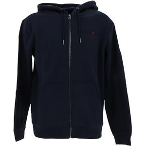 Teddy Smith Giclass Jim Hz Total Navy Herenvest, Volledig marineblauw, S