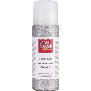 Knorr Prandell 218099070 glitter lijm 50 ml, kleur: zilver-regenboog