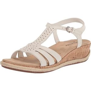 Easy Street Dorinda Damessandalen met sleehak, wit, 41.5 EU