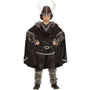 Viking (jas, broek, riem, armwarmers, beenwarmers, cape, helm) - (158 cm / 11-13 jaar)