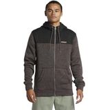 Quiksilver - Zip-up Hoodie - Donkergrijs/Zwart - Polyester