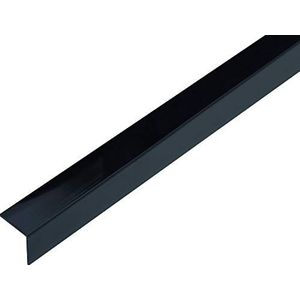 Alberts 433000 hoekprofiel | zelfklevend | kunststof, zwart glanzend | 1000 x 20 x 20 mm
